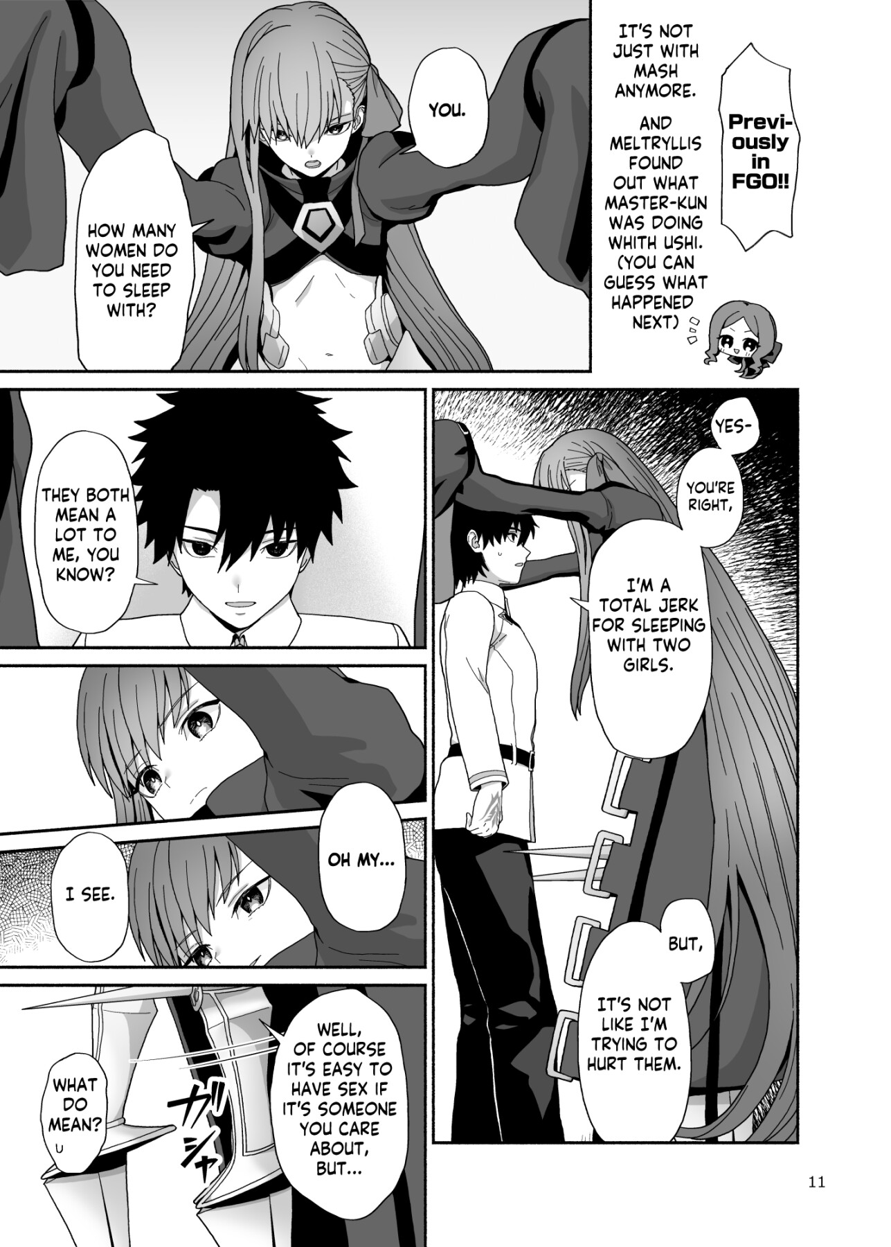 Hentai Manga Comic-My life with my lovely servant(s)-Read-9